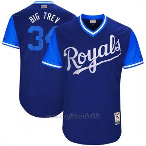 Maglia Baseball Uomo Kansas City Royals 2017 Little League World Series Trevor Cahill Royal