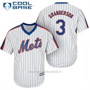 Maglia Baseball Uomo New York Mets Curtis Granderson Cool Base Bianco