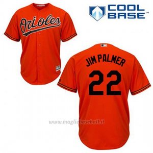 Maglia Baseball Uomo Baltimore Orioles 22 Jim Palmer Arancione Alterner Cool Base