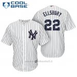 Maglia Baseball Uomo New York Yankees 2017 Estrellas y Rayas Jacoby Ellsbury Bianco Cool Base
