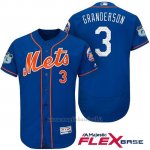 Maglia Baseball Uomo New York Mets Curtis Granderson 2017 Allenamento Primaverile Flex Base Giocatore