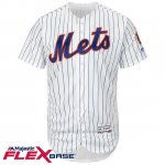 Maglia Baseball Uomo New York Mets Blank Bianco Flex Base Autentico Collezione