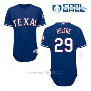 Maglia Baseball Uomo Texas Rangers Adrian Beltre 29 Blu Alterner Cool Base