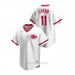 Maglia Baseball Uomo Cincinnati Reds Barry Larkin Cooperstown Collection Primera Bianco