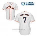 Maglia Baseball Uomo Houston Astros Craig Biggio 7 Bianco 1ªCool Base