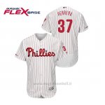 Maglia Baseball Uomo Philadelphia Phillies Odubel Herrera 150th Aniversario Patch Flex Base Bianco