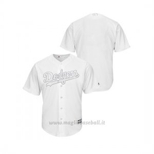 Maglia Baseball Uomo Los Angeles Dodgers 2019 Players Weekend Replica Bianco