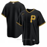 Maglia Baseball Uomo Pittsburgh Pirates Replica Alternato Nero