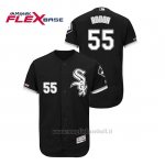 Maglia Baseball Uomo Chicago White Sox Carlos Rodon 150th Aniversario Patch Flex Base Nero