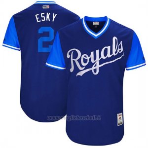 Maglia Baseball Uomo Kansas City Royals 2017 Little League World Series Alcides Escobar Royal