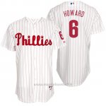 Maglia Baseball Uomo Philadelphia Phillies Ryan Howard Bianco Turn Back The Clock