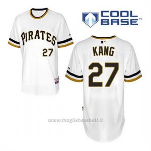 Maglia Baseball Uomo Pittsburgh Pirates Jung Ho Kang 27 Bianco Alterner Cool Base