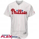Maglia Baseball Uomo Philadelphia Phillies Blank Bianco Flex Base Autentico Collezione