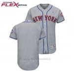 Maglia Baseball Uomo New York Mets Grigio 2018 Dia del Padre Flex Base