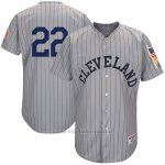 Maglia Baseball Uomo Cleveland Indians Mensindians Jason Kipnis Grigio 1917 Turn Back The Clock