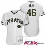 Maglia Baseball Uomo Pittsburgh Pirates Ivan Nova Bianco 2018 1ªAlterner Flex Base