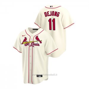 Maglia Baseball Uomo St. Louis Cardinals Paul Dejong Replica Alternato Crema