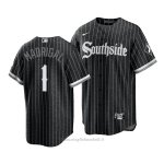 Maglia Baseball Uomo Chicago White Sox Nick Madrigal 2021 City Connect Replica Nero