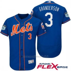 Maglia Baseball Uomo New York Mets Curtis Granderson 2017 Allenamento Primaverile Flex Base Giocatore