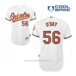 Maglia Baseball Uomo Baltimore Orioles 56 Darren O'day Bianco 1ªCool Base