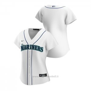 Maglia Baseball Donna Seattle Mariners Replica 2020 Primera Bianco
