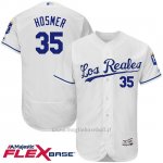 Maglia Baseball Uomo Kansas City Royals Eric Hosmer 35 Bianco Flex Base Autentico Collezione Giocatore