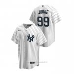 Maglia Baseball Uomo New York Yankees Aaron Judge Replica Primera Bianco