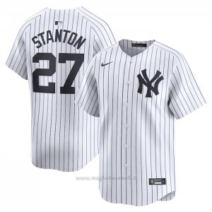 Maglia Baseball Uomo New York Yankees Giancarlo Stanton Home Limited Bianco