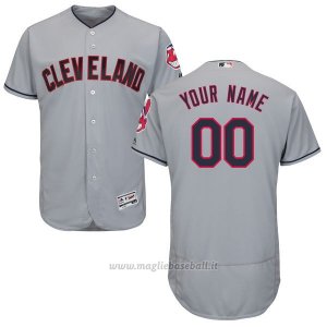 Maglia Cleveland Indians Personalizzate Grigio