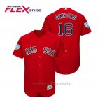 Maglia Baseball Uomo Boston Red Sox Andrew Benintendi Flex Base Entrenamiento De Primavera 2019 Rosso