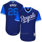 Maglia Baseball Uomo Kansas City Royals 2017 Little League World Series Mike Minor Royal