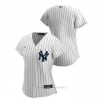 Maglia Baseball Donna New York Yankees Replica 2020 Primera Bianco