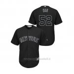 Maglia Baseball Hombre New York Yankees 52 Cc Sabathia 2019 Players Weekend Replica Nero