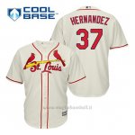 Maglia Baseball Uomo St. Louis Cardinals Keith Hernandez 37 Crema Alterner Cool Base