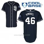 Maglia Baseball Uomo San Diego Padres Craig Kimbrel 46 Blu Blu Alterner Cool Base