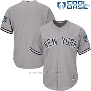 Maglia Baseball Uomo New York Yankees Andy Pettitte Majestic Grigio Cool Base