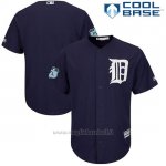Maglia Baseball Uomo Detroit Tigers Blu 2017 Allenamento Primaverile Cool Base