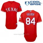 Maglia Baseball Uomo Texas Rangers Prince Fielder 84 Rosso Alterner Cool Base