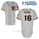 Maglia Baseball Uomo San Francisco Giants Angel Pagan 16 Grigio Alterner Cool Base