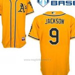 Maglia Baseball Uomo Oakland Athletics Reggie Jackson 9 Or Alterner Cool Base