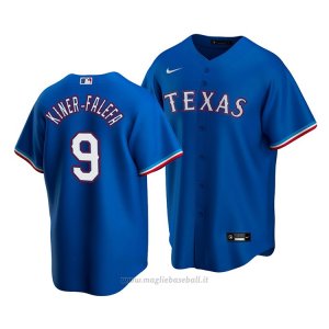 Maglia Baseball Uomo Texas Rangers Isiah Kiner Falefa Alternato Replica Blu