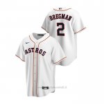 Maglia Baseball Uomo Houston Astros Alex Bregman Replica Primera Bianco