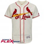 Maglia Baseball Uomo St. Louis Cardinals Blank Crema Flex Base Autentico Collezione