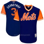 Maglia Baseball Uomo New York Mets 2017 Little League World Series Curtis Granderson Royal