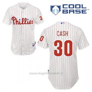 Maglia Baseball Uomo Philadelphia Phillies Dave Cash 30 Bianco 1ªCool Base