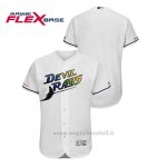 Maglia Baseball Uomo Tampa Bay Rays Turn Back The Clock Flex Base Bianco