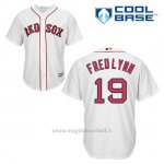 Maglia Baseball Uomo Boston Red Sox 19 Frojo Lynn Bianco 1ªCool Base