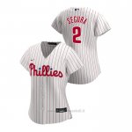 Maglia Baseball Donna Philadelphia Phillies Jean Segura 2020 Replica Primera Bianco