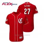 Maglia Baseball Uomo Cincinnati Reds Matt Kemp Flex Base Entrenamiento De Primavera 2019 Rosso
