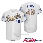 Maglia Baseball Uomo Kansas City Royals Campione 48 Joakim Soria Flex Base Ors